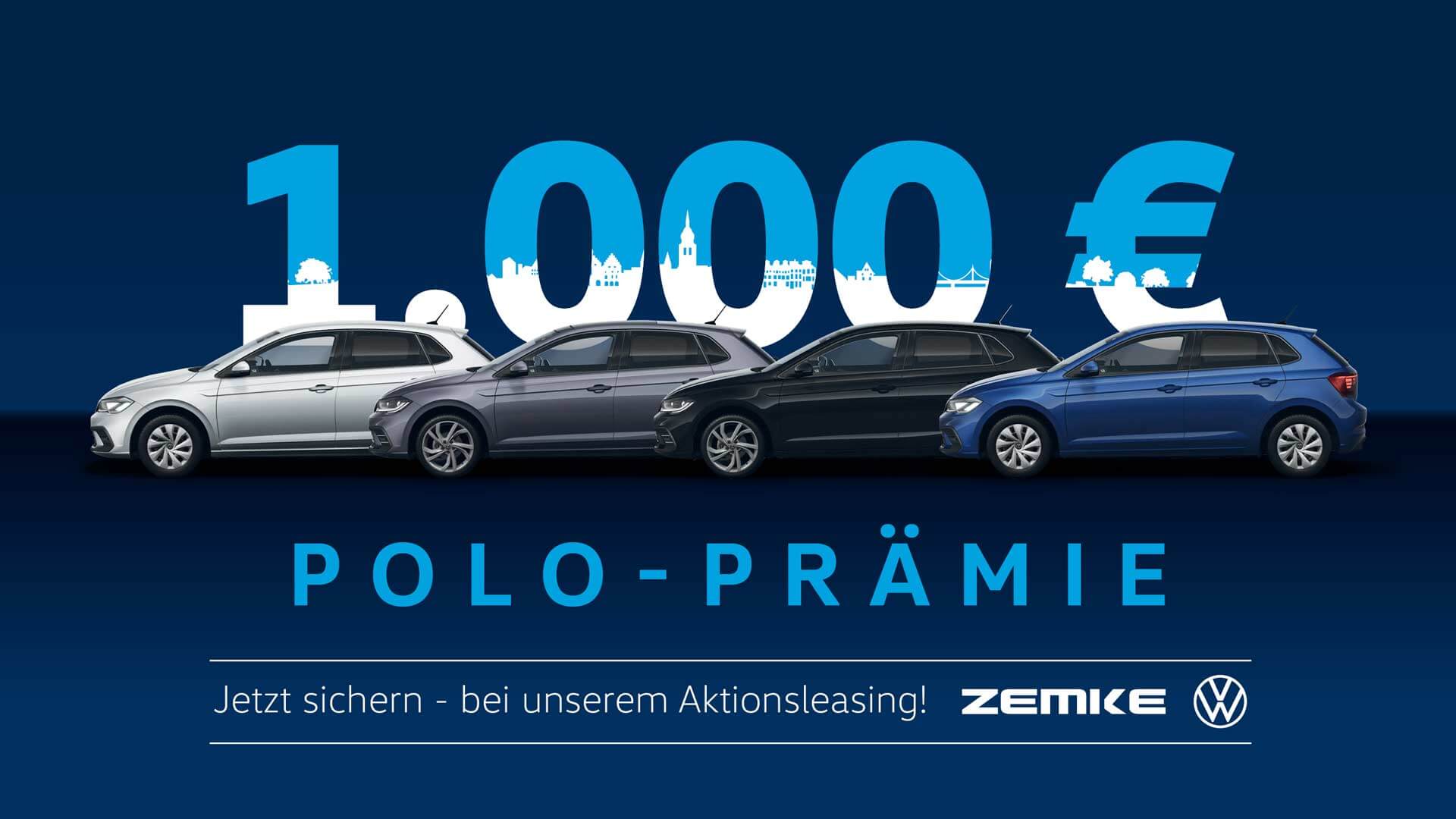 Aktionsleasing & 1.000 € Prämie für den Polo